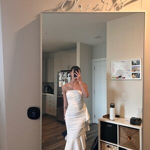 Club L London Strapless White Dress